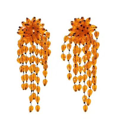 Isabel Marant Hanabi beaded clip-on earrings | Thumbnail 1