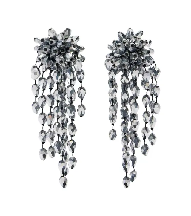 Isabel Marant Hanabi beaded clip-on earrings
