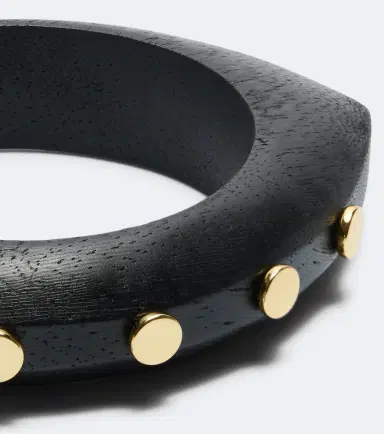Isabel Marant Layla studded wood bangle | Thumbnail 2