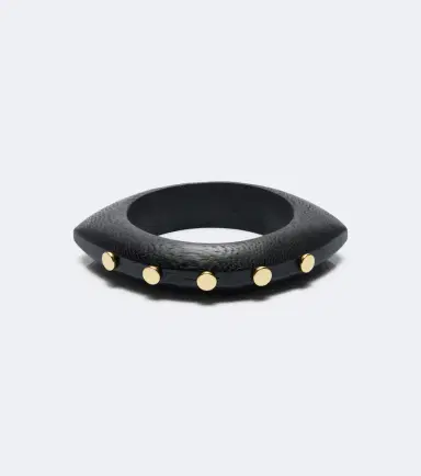 Isabel Marant Layla studded wood bangle | Thumbnail 3