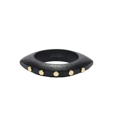Isabel Marant Layla studded wood bangle | Thumbnail 1