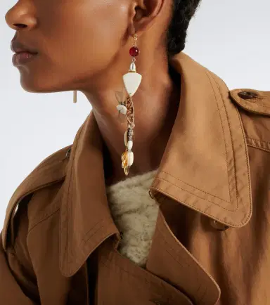 Isabel Marant Anna asymmetric drop earrings | Thumbnail 5