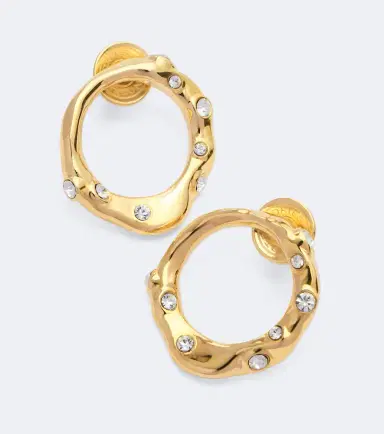 Dries Van Noten Embellished stud earrings | Thumbnail 2