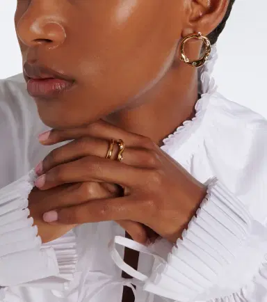 Dries Van Noten Embellished stud earrings | Thumbnail 5