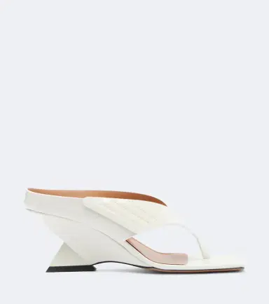 The Attico Cheope patent leather wedge sandals | Thumbnail 2