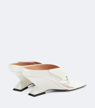The Attico Cheope patent leather wedge sandals | Thumbnail 3