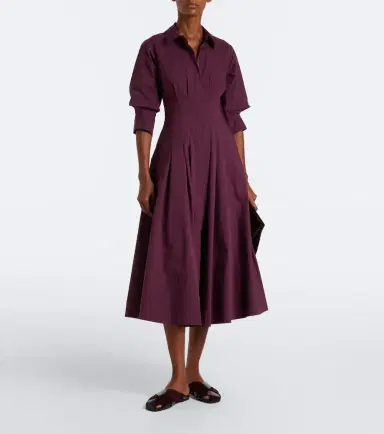 Simkhai Jazz pleated cotton poplin shirt dress | Thumbnail 2