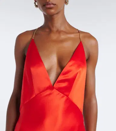 Retrofete Retrofête Arianell embellished satin gown | Thumbnail 3