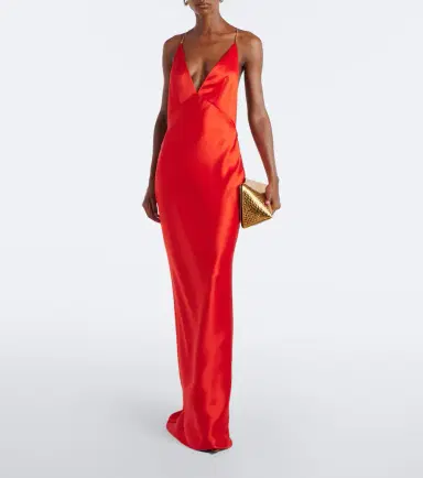 Retrofete Retrofête Arianell embellished satin gown | Thumbnail 4