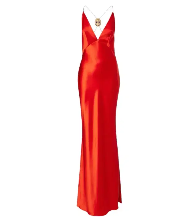 Retrofete Retrofête Arianell embellished satin gown