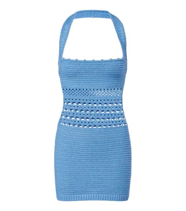 Retrofete Retrofête Ronni cotton-blend crochet minidress