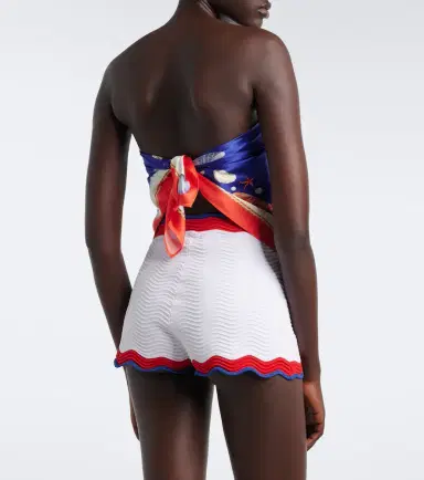 Retrofete Retrofête Alivia silk bandeau top | Thumbnail 5