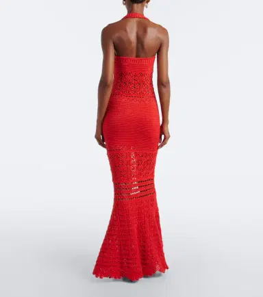 Retrofete Retrofête Peggie crochet cotton-blend maxi dress | Thumbnail 3
