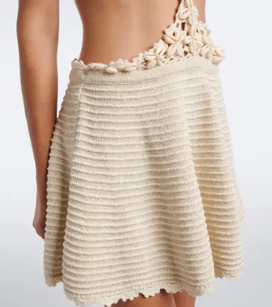 Retrofete Retrofête Aisola cotton-blend crochet minidress | Thumbnail 2