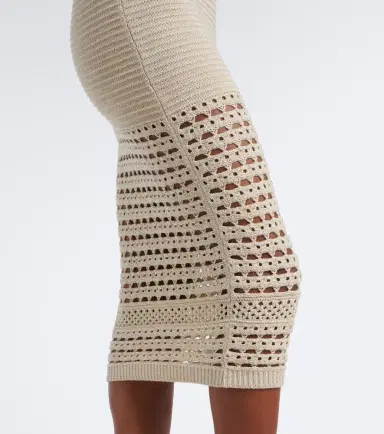 Retrofete Retrofête Jaycee crochet cotton-blend midi dress | Thumbnail 3