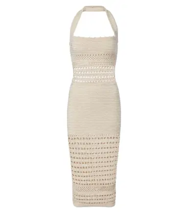 Retrofete Retrofête Jaycee crochet cotton-blend midi dress | Thumbnail 1