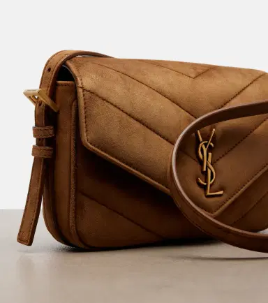Saint Laurent Loulou Toy matelassé suede crossbody bag | Thumbnail 2