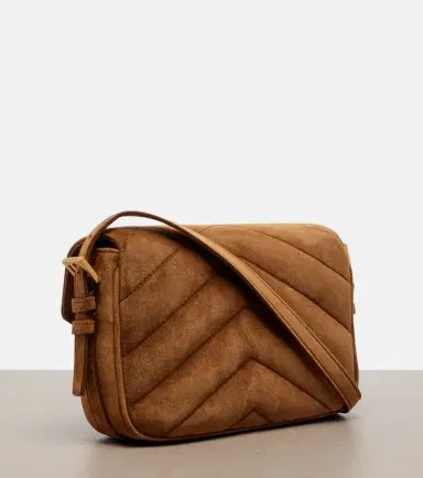 Saint Laurent Loulou Toy matelassé suede crossbody bag | Thumbnail 3