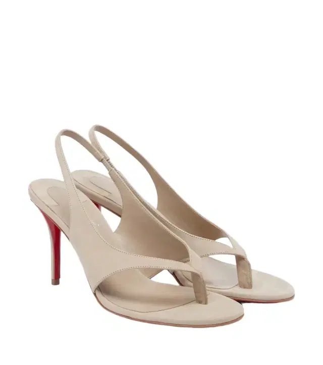 Christian Louboutin Miss Z suede thong sandals