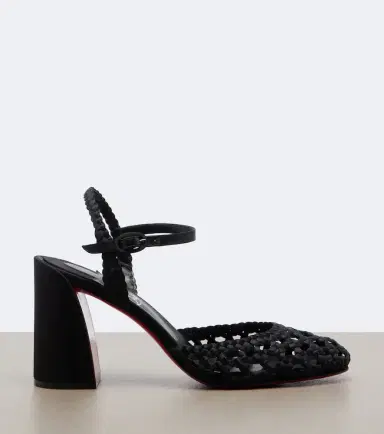 Christian Louboutin Jane crêpe satin pumps | Thumbnail 2 Christian Louboutin Jane crêpe satin pumps | Thumbnail 2
