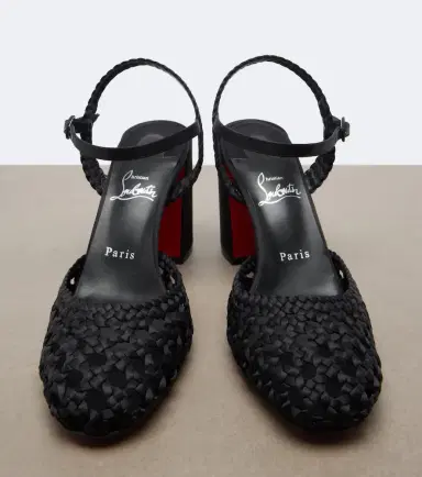 Christian Louboutin Jane crêpe satin pumps | Thumbnail 4 Christian Louboutin Jane crêpe satin pumps | Thumbnail 4
