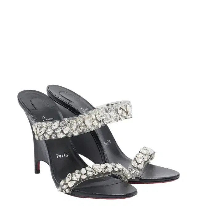 Christian Louboutin Miss Z embellished wedge sandals