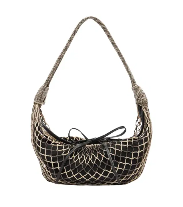Lemaire Fortune Croissant Small net shoulder bag