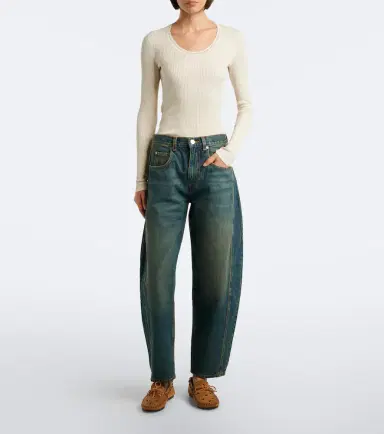 Isabel Marant Oriane barrel-leg jeans | Thumbnail 2 Isabel Marant Oriane barrel-leg jeans | Thumbnail 2