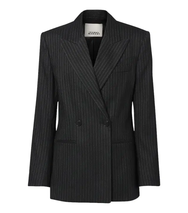 Isabel Marant Ranya pinstripe wool-blend blazer