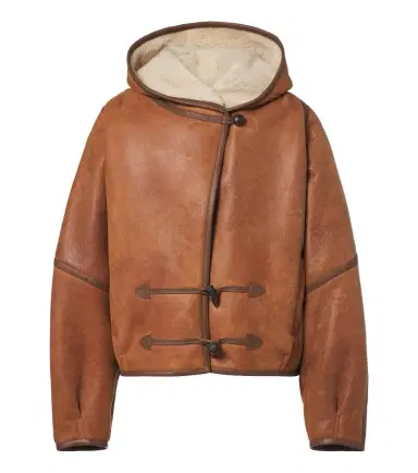 Isabel Marant Amiel hooded leather jacket | Thumbnail 1 Isabel Marant Amiel hooded leather jacket | Thumbnail 1