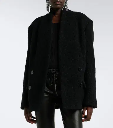 Isabel Marant Syndra wool and alpaca-blend bouclé jacket | Thumbnail 2 Isabel Marant Syndra wool and alpaca-blend bouclé jacket | Thumbnail 2