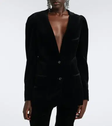 Isabel Marant Fereole cotton velvet blazer | Thumbnail 5 Isabel Marant Fereole cotton velvet blazer | Thumbnail 5