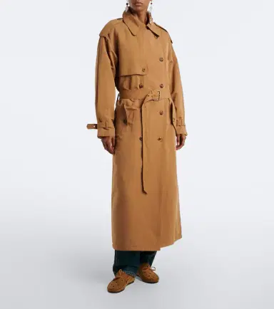 Isabel Marant Violette cotton and linen trench coat | Thumbnail 2