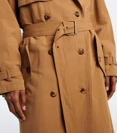 Isabel Marant Violette cotton and linen trench coat | Thumbnail 4