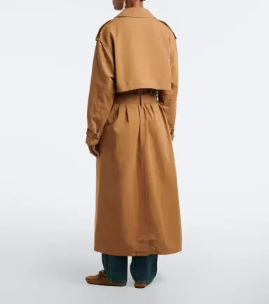 Isabel Marant Violette cotton and linen trench coat | Thumbnail 5