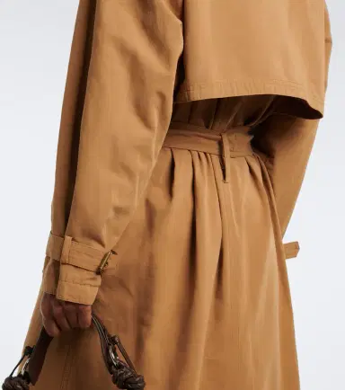 Isabel Marant Violette cotton and linen trench coat | Thumbnail 7
