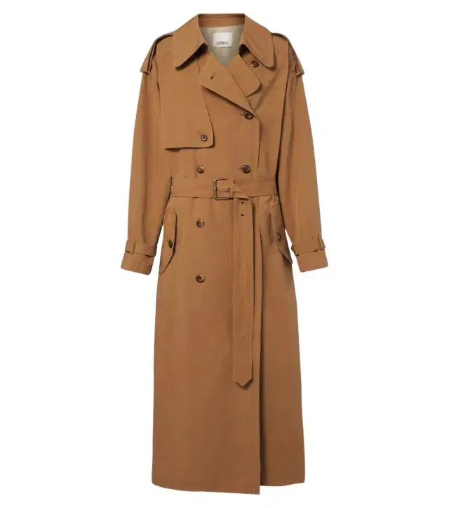 Isabel Marant Violette cotton and linen trench coat