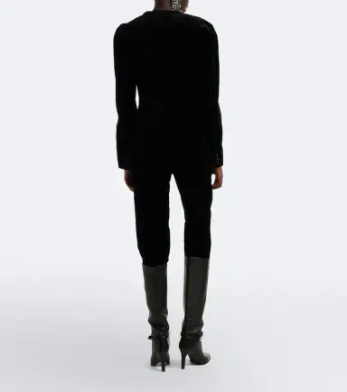 Isabel Marant Roaya cotton velvet straight pants | Thumbnail 5 Isabel Marant Roaya cotton velvet straight pants | Thumbnail 5
