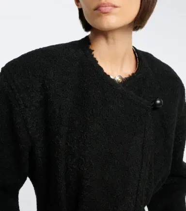 Isabel Marant Suna wool and alpaca-blend bouclé jacket | Thumbnail 3