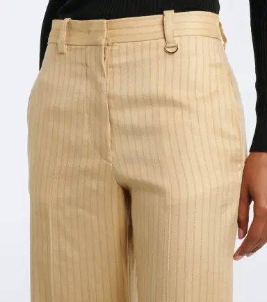 Isabel Marant Noanda pinstripe wool-blend straight pants | Thumbnail 2