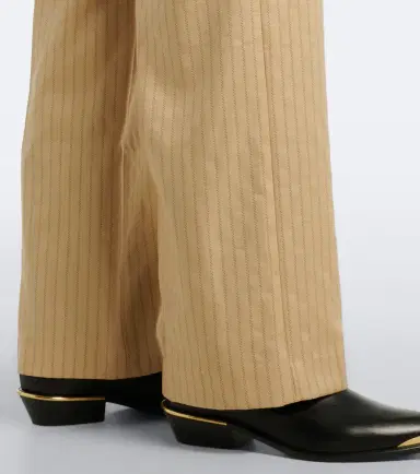 Isabel Marant Noanda pinstripe wool-blend straight pants | Thumbnail 5