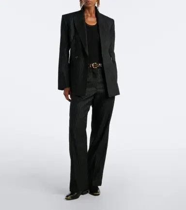 Isabel Marant Noanda pinstripe wool-blend straight pants | Thumbnail 6 Isabel Marant Noanda pinstripe wool-blend straight pants | Thumbnail 6