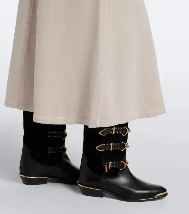 Marant Étoile Solkia cotton jersey maxi skirt | Thumbnail 3