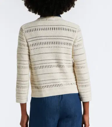 Veronica Beard Bellingham cotton cardigan | Thumbnail 5