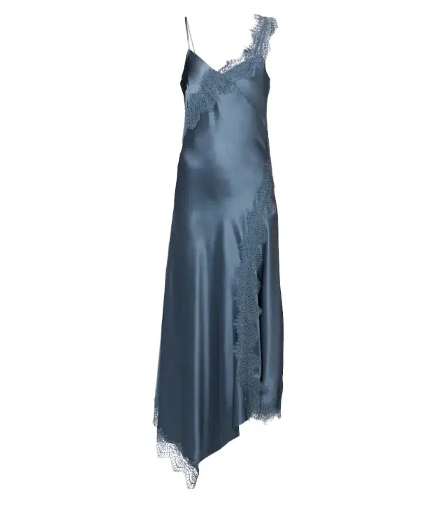Veronica Beard Vernon lace-trimmed silk-blend midi dress