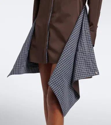 Loewe Cotton and silk gabardine shirt dress | Thumbnail 2 Loewe Cotton and silk gabardine shirt dress | Thumbnail 2