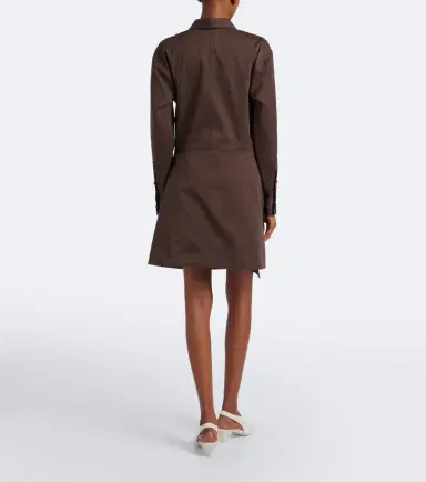 Loewe Cotton and silk gabardine shirt dress | Thumbnail 5 Loewe Cotton and silk gabardine shirt dress | Thumbnail 5