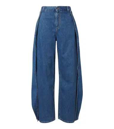 Loewe Ruffled wide-leg jeans | Thumbnail 1