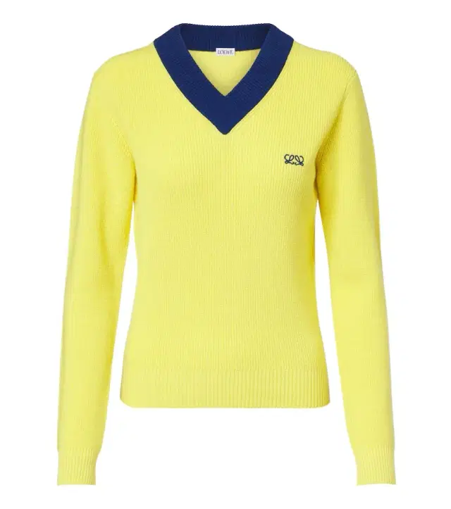 Double L cotton and wool sweater
