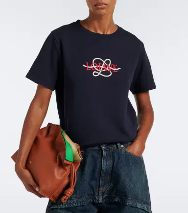 Loewe Logo cotton-blend jersey T-shirt | Thumbnail 4 Loewe Logo cotton-blend jersey T-shirt | Thumbnail 4